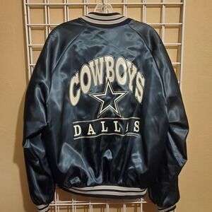 Vintage 90s Locker Line Satin Jacket‎ Dallas Cowboys
